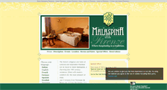 Desktop Screenshot of malaspinahotel.it